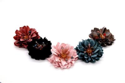 Rectangle Style Satin Ribbon Flowers Inner Diameter 2.4cm For Decorations