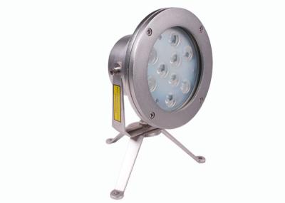 A associação impermeável do diodo emissor de luz da C.C. 12V ilumina a luz subaquática de aço inoxidável de 9W 316 DMX
