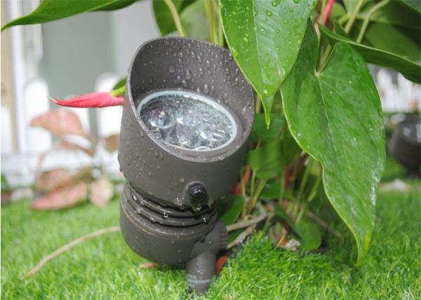 IP 66 LED Landscape Spotlight 15 Watt 6 Nichia LED Chip Die Cast Solid Brass