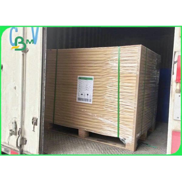 pe покрыло коричневую бумагу kraft Естественная древесина бумага 40gsm + 10g покрытая PE Брауна Kraft для создания программы-оболочки багета