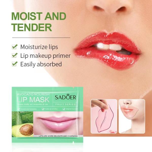 O colagênio Crystal Pink Lip Care Gel mascara hidratando o anti enrugamento firma os bordos dos hidratos