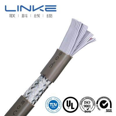 0.76 mm épaisseur moyenne caoutchouc flexible câble à câble plat pour câblage de la machine