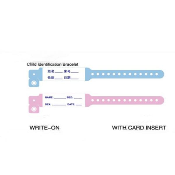 Wholesale Disposable Adult Child Baby Medical Patient Identification ID Bracelet