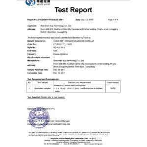 Shenzhen Dioran Industry Co., Ltd. Certifications