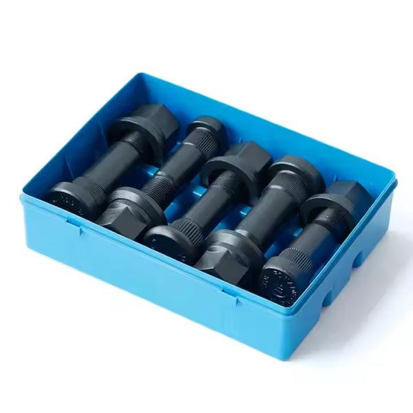 M18/M19/M20/M22 Boulon de roue de camion Surface électro-galvanisée personnalisée