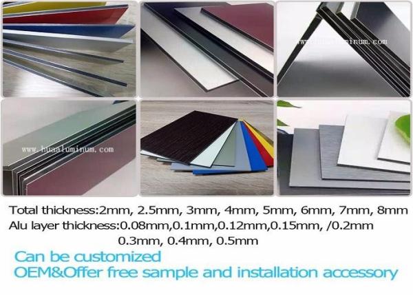 Impact Resistant ACP Building Material 11.50m Flat Aluminium Sheet