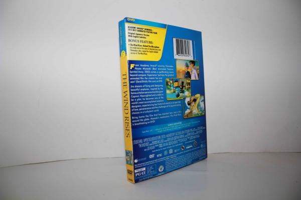 Free DHL Shipping@Disney Cartoon DVD Moveis Wind Rises Wholesale!!
