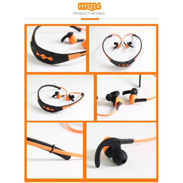 OEM ODM 8h In Ear Neckband Bluetooth Earphones With Jieli AAC