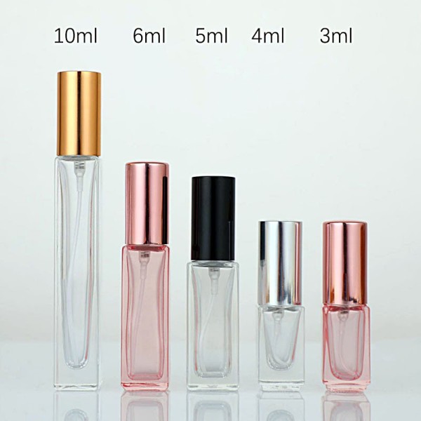 Magnet Cap Small Clear Glass Perfume Container Transparent Bottle Ideal For Perfume Oil Packaging Cell Phone 8618200982640