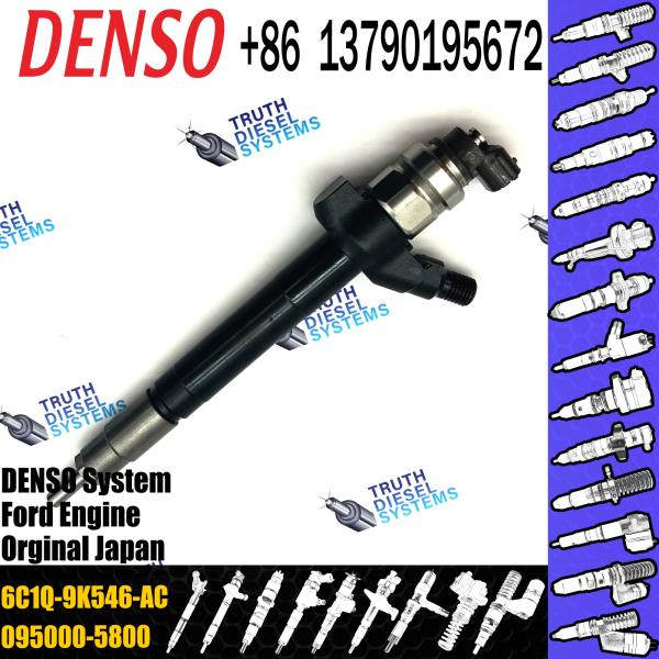 Diesel Inyector Common Rail Fuel Injector 0950005801 6C1Q-9K546-AC 095000-5800 095000-5801 for FORD Transit