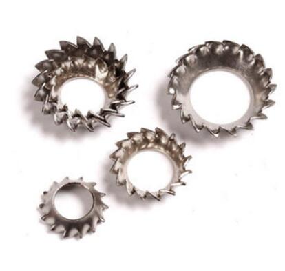 Stainless Steel Countersunk Serrated Lock Washer / External Tooth Lock Washer DIN6798V