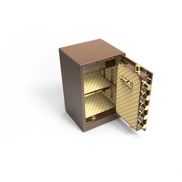 Home Office fingerprint Small Metal Cash Box Metal Security Boxes BSCI certificate
