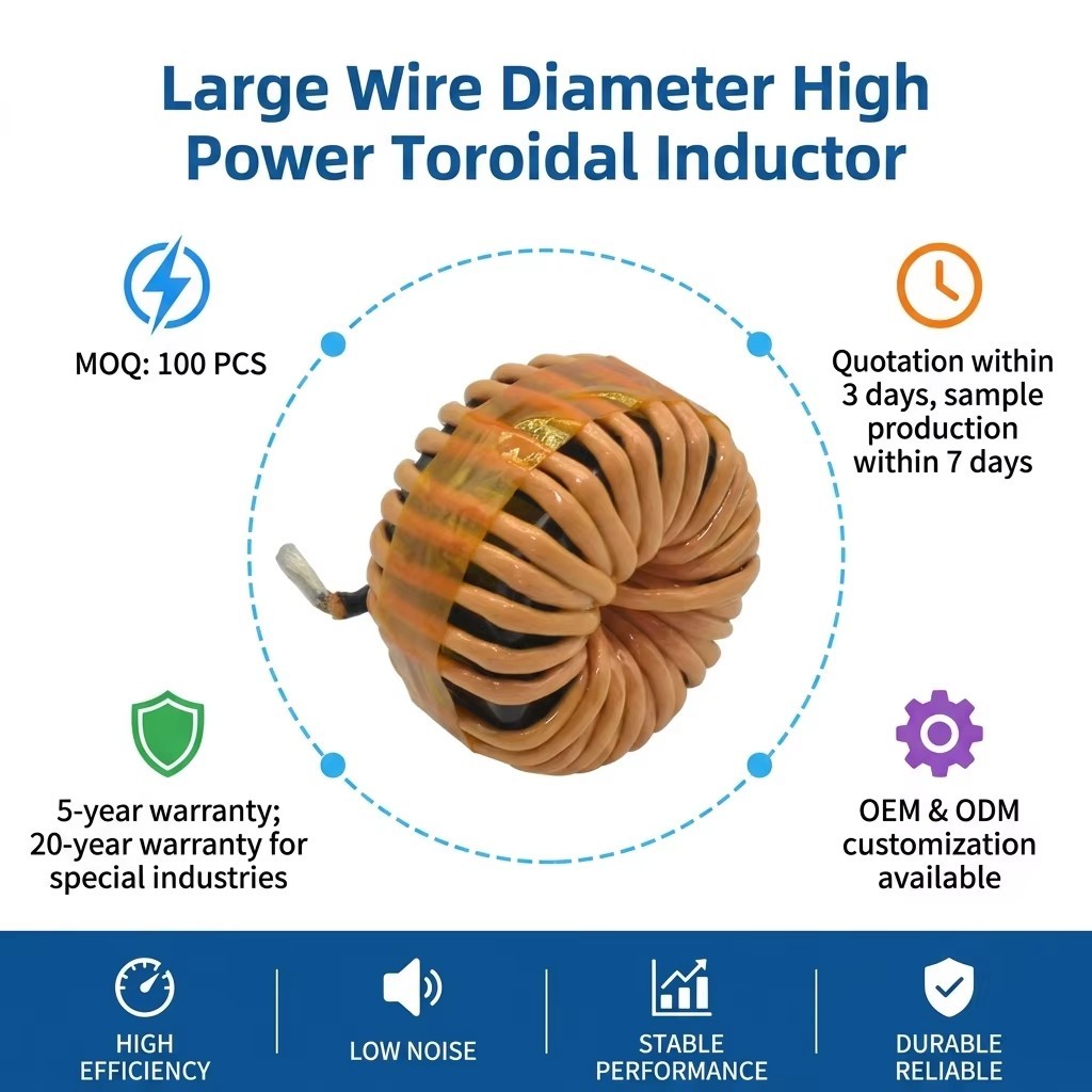 KS225 High Saturation Differential Choke Sendust Core Stable Reliable