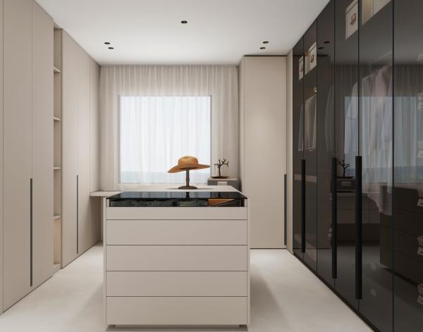 Mobiliário de casa inteira personalização completo design moderno de madeira melamina / laca armário de cozinha modular