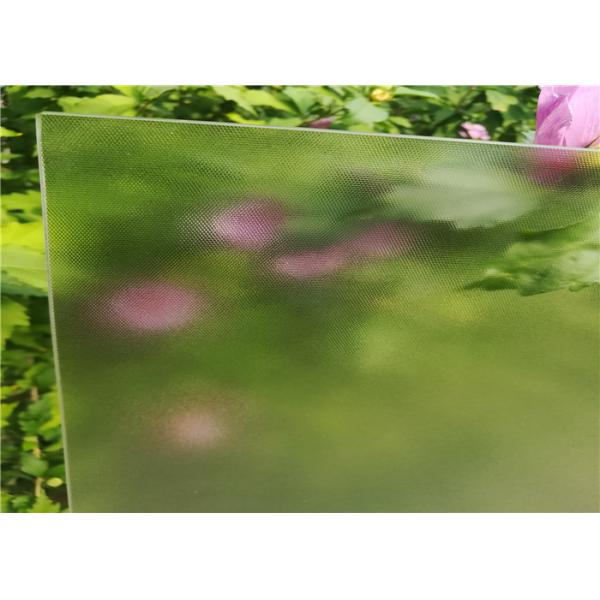 Mistlite Patterned Tempered Glass , Ultra Clear Low Iron Toughened Glass