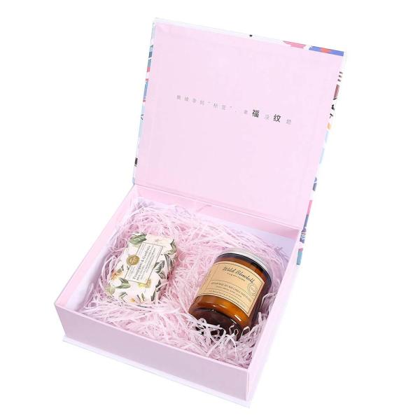Caixa feita sob encomenda de empacotamento do rosa da caixa do perfume do cartão e a branca para mulheres