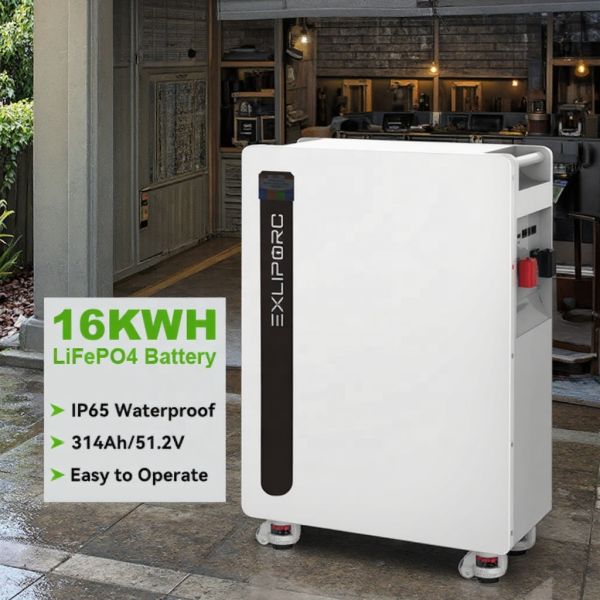 51 Volt 100Ah 200Ah 280Ah 314Ah Li-Ion Lfp Battery Packs Hybrid Inverter Ip65 LiFePO4 Battery Pack Roller Type 48V 10kWh 16kWh