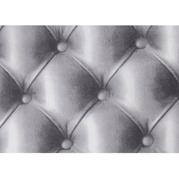 3D Effect European Style Black and White Leather Pattern Wallpaper