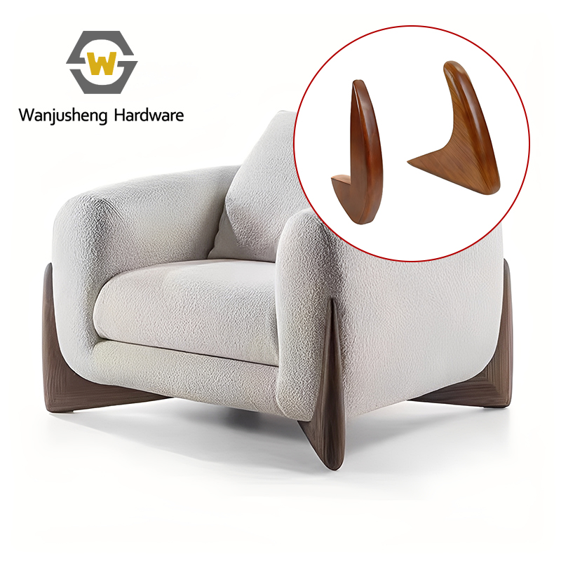 High-Quality Solid Wood Furniture Legs Sofa Legs Bed Legs Supports Luxury Wooden Furniture Feet Leisure Chair Legs