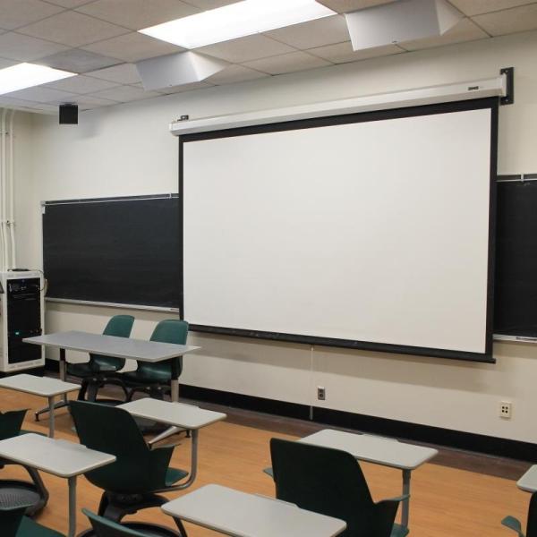 Luxury office projection screen , motorized screen With Aluminum Housing