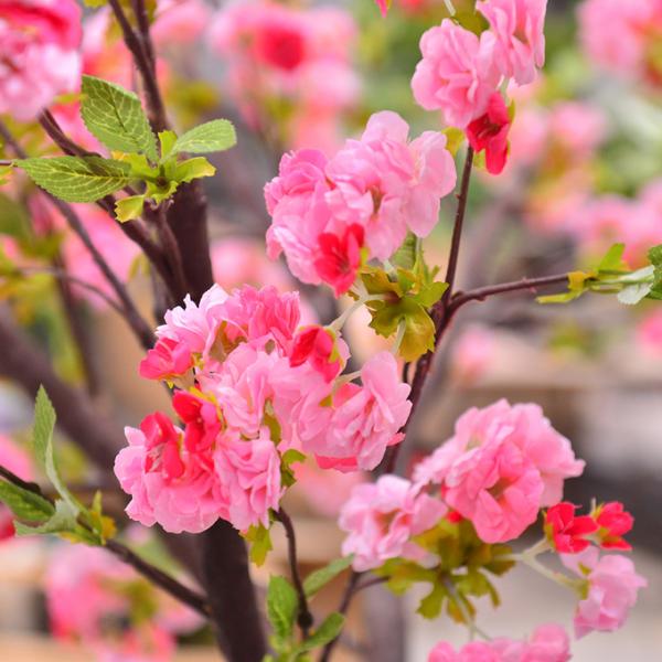 250cm Plastic Artificial Cherry Blossom Tree Decoration Plant For Reception Center