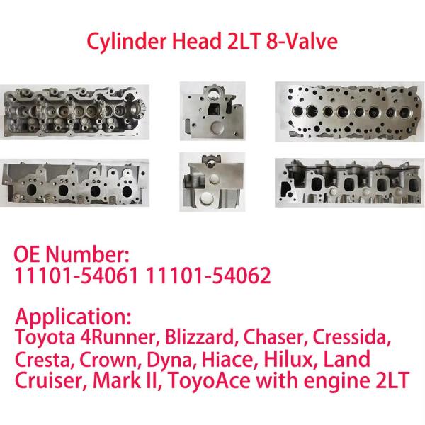 Toyota 2L 2LT 3L 5L Cylinder Heads for Crown Hiace Hilux Toyota 22RE 22RTEC Cylinder Heads for 4Runner Hilux Land Cruiser
