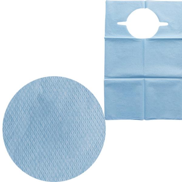 High quality dental bib paper  Disposable Waterproof PE film+paper child adult Bib Aprons