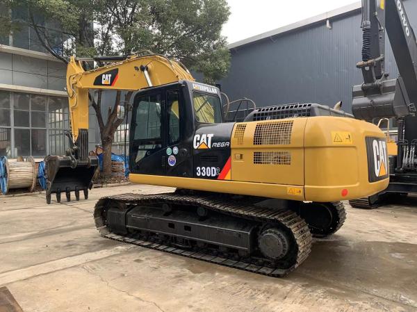 30T Excavadora Usada Dedos Refurbished CAT 330D Excavadora Com Caterpillar Cor Original