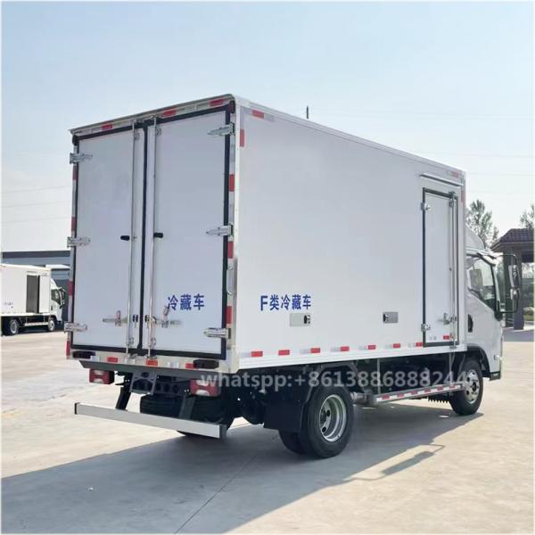Shangqi   4*2 Single Row Wide Cab  Van Refrigerator Truck   Cold Storage Truck  Refrigerated Truck
