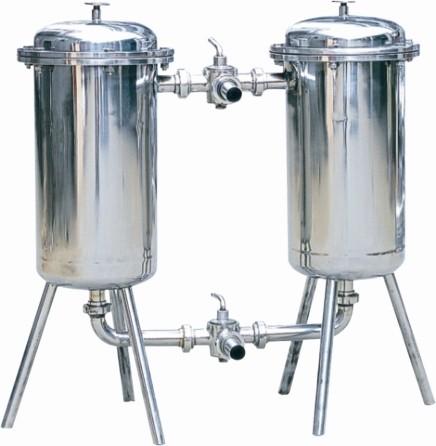 Food Sanitary 3000L/H Milk Duplex Filter with Technology and SS304 Material