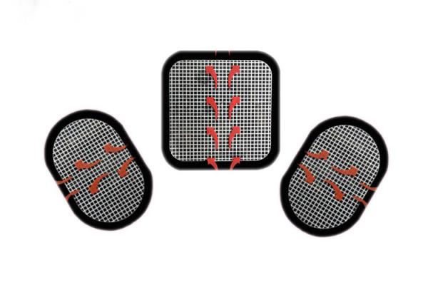 China OEM 3pcs set replacement gel pads for abdominal toning Belts ABS STIMULATOR