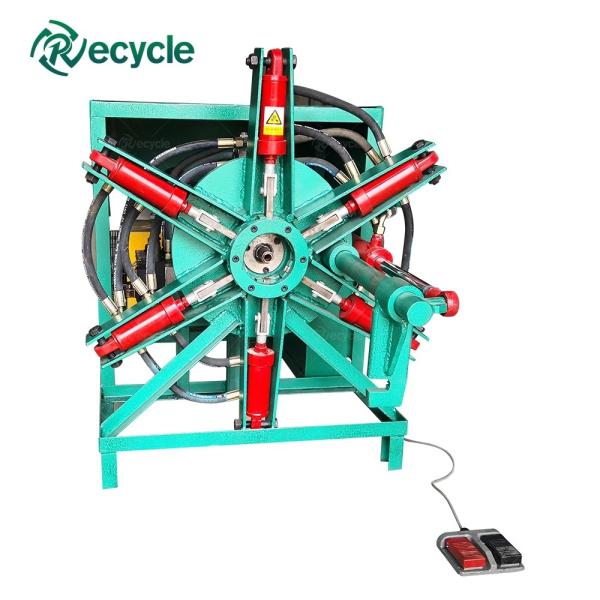 Dois cilindros de ar Máquina de reciclagem de destroçadores de motores elétricos 5-10pcs/min