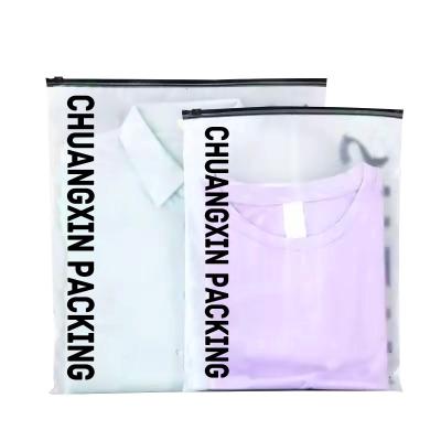 CTCX Black Plastic Zipper Bag Bolsas Personalizadas Plastic Clothes Packaging Frosted Plastic Ziplock Bag Small Zip Bag