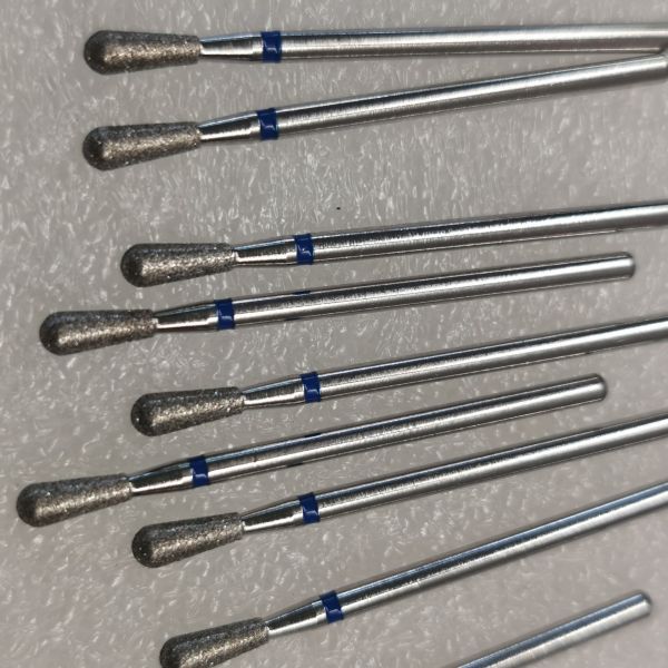 Customed 2-Layer Electroplated Diamond Low-Speed Burs For Dentistry