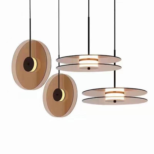AC85-265V Round Led Pendant Light , E27 Modern Hanging Ceiling Lights
