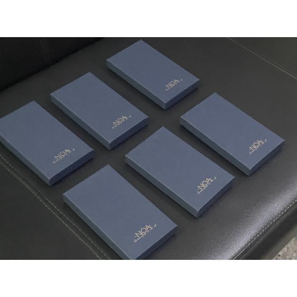 Blue Paper Necklace Box and Pads Customized for Jewelry Boxes Material Cardboard/Paper