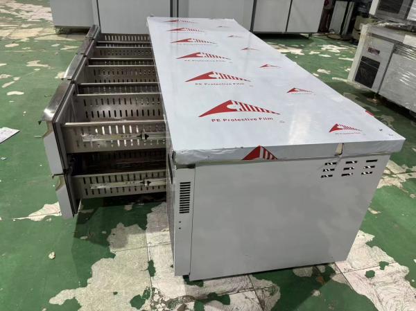 Commercial 8-Drawers Counter Table Under Counter Kitchen Workbench Refrigerator