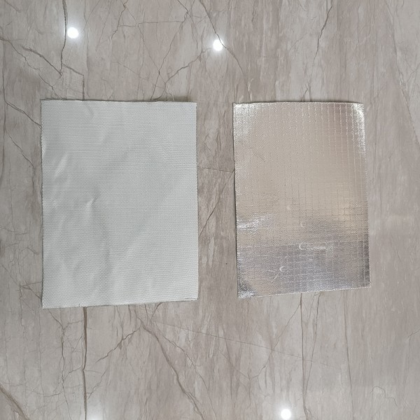 Custom Aluminum Foil Coated Fiberglass Cloth Thermal Insulation 1m 1.2m 1.5m Width