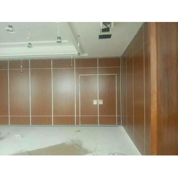 Decorative Acoustic Accordion Room Divider Floor to Ceiling Mounted