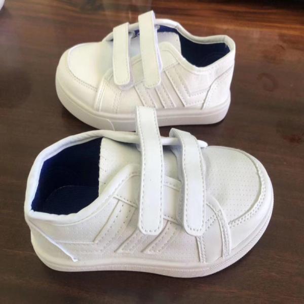 Stockpapa Girls White Velcro Trainers Kids Casual Dress Shoes Size 25 To 30