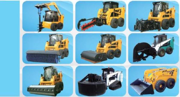 1 Year Warranty Road Maintenance Machinery Jc35m Skid Steer Loaders For Farm / Garden