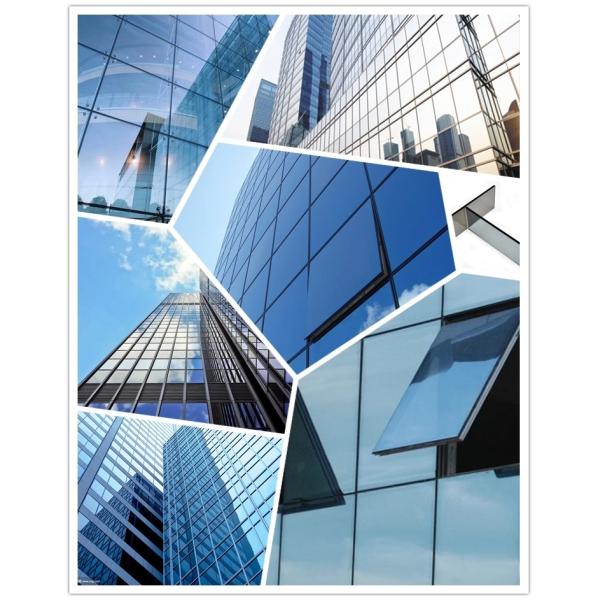 фильм солнечный низкий e 3mm PVB покрыл прокатанные листовые стекл