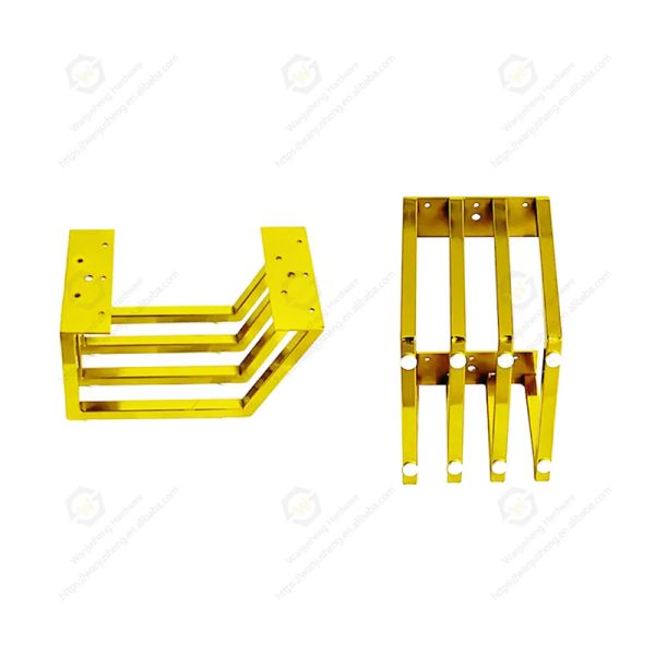 Furniture Frame Accessories Stainless Steel Sofa Legs and Armrest Accessories Metal Sofa Frame for Hotel Bedroom