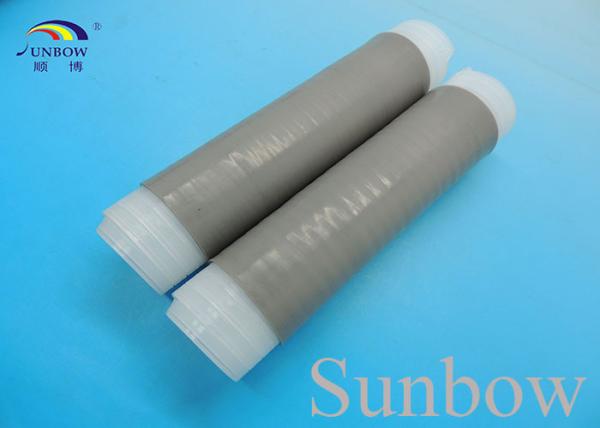 Silicone Cold Shrink Tubing shrinking cap , Cable Accessories Grey