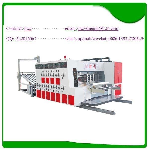 High Speed Corrugated Die Cutter , Two Color Flexo Printing Machine