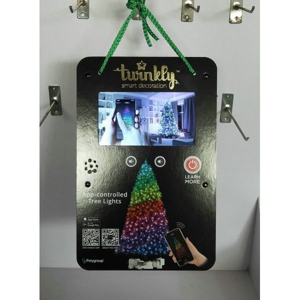 Battery Operated Custom Video Greeting Cards 7 Inch LCD Brochure For Advertisement