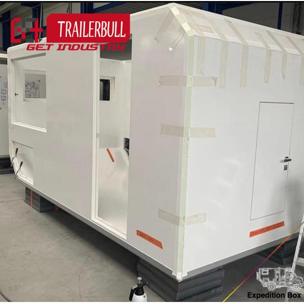 4.6m  Expedition Truck Body for Motorhome and Flatbed Trucks with Standard Cuboid Design