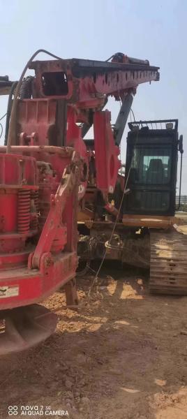 Ingeniería de la Construcción Rastreador Hidráulico Usado Rig de Perforación Rotativa Shacman SR155