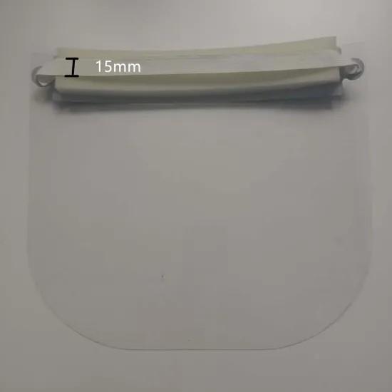 Hd Protective Surgical Face Shield , Polymer Anti Fog Face Shield With Elastic Band