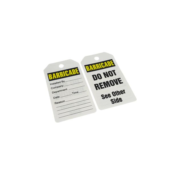 Custom Plastic Indicating Tag PVC Waterproof Safety Tag